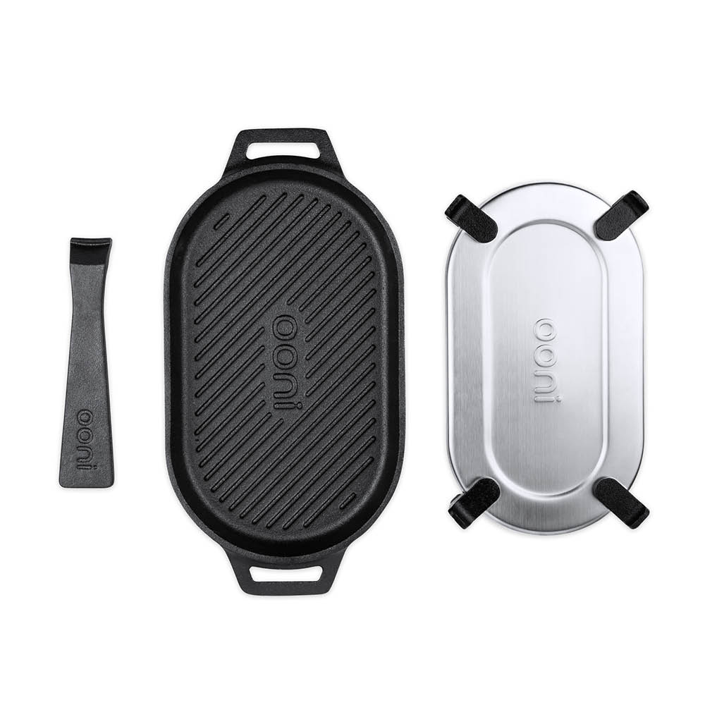 Ooni Grizzler gjutjärnspanna 31 cm med ställ