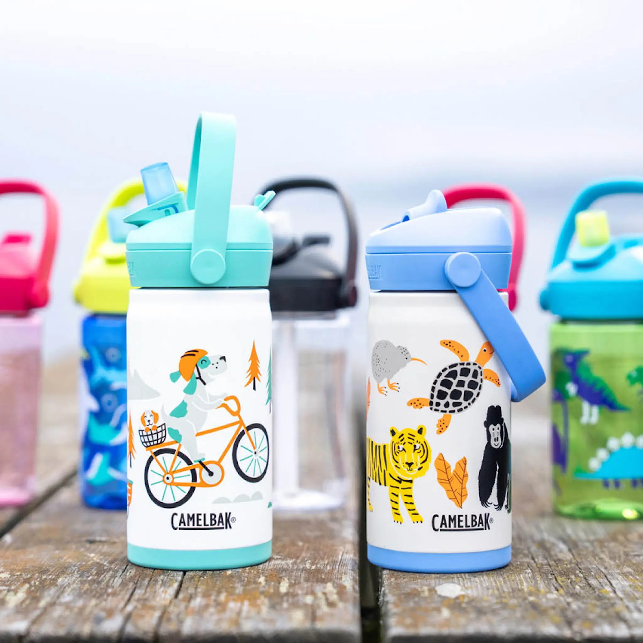 Camelbak Thrive Flip Straw Kids VSS termoflaske 0,35L biking dogs