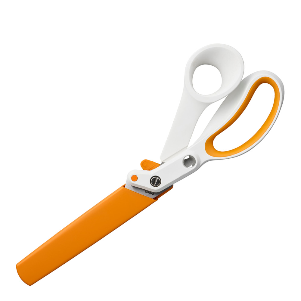 Fiskars Amplify sysax 25 cm orange/vit