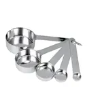 Steel Essential måttsats 5 delar borstat stål