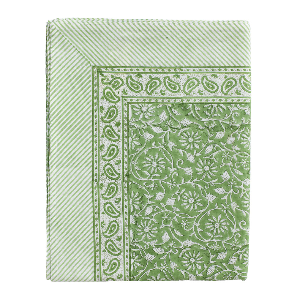 Chamois Margerita duk 150x350 cm green