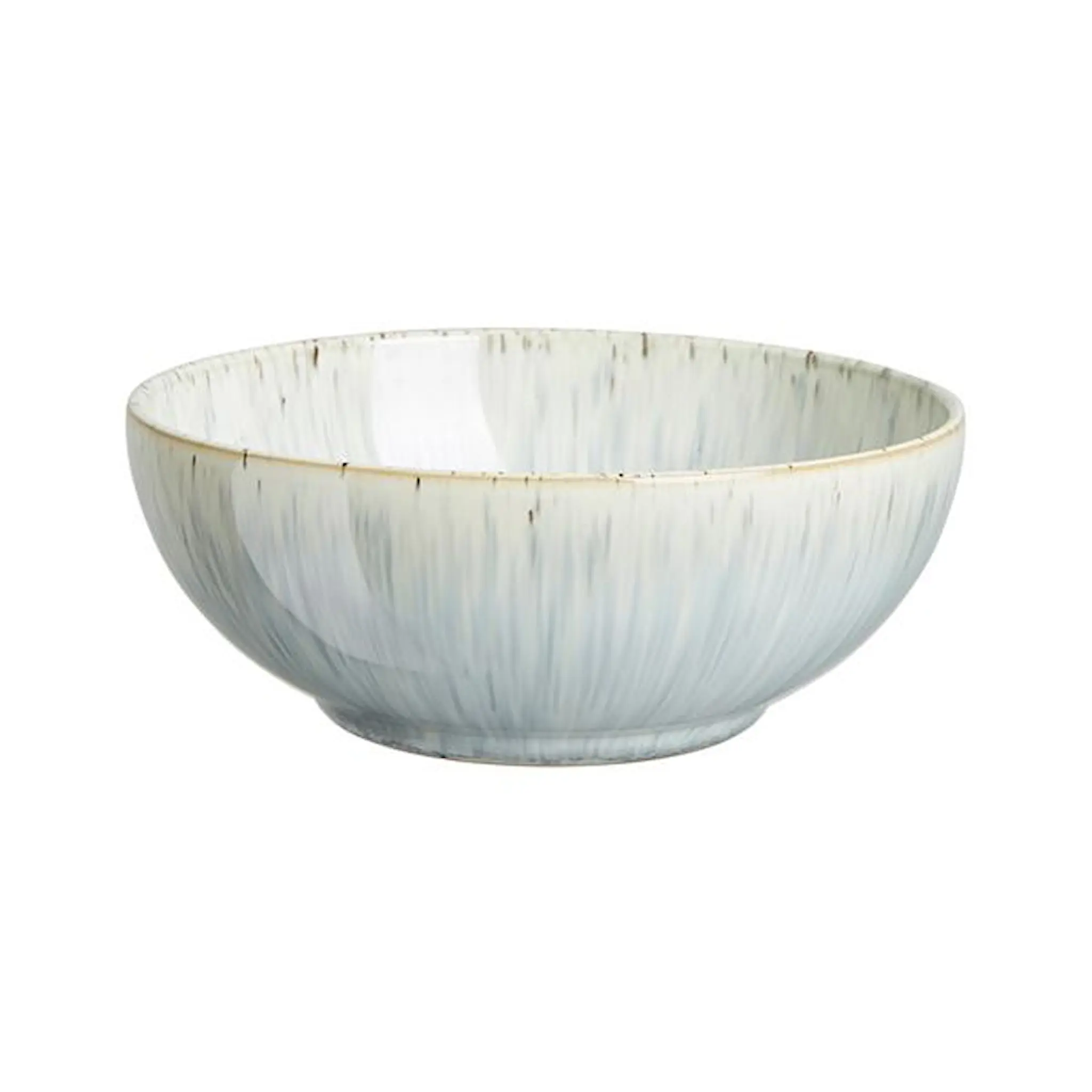 Denby Halo Speckle Frukostskål 17 cm Grå/Svart