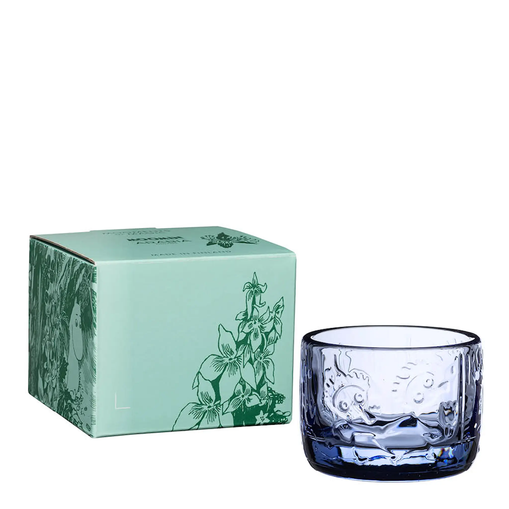 Moomin Iittala Mummi lyslykt 5,8 cm aqua