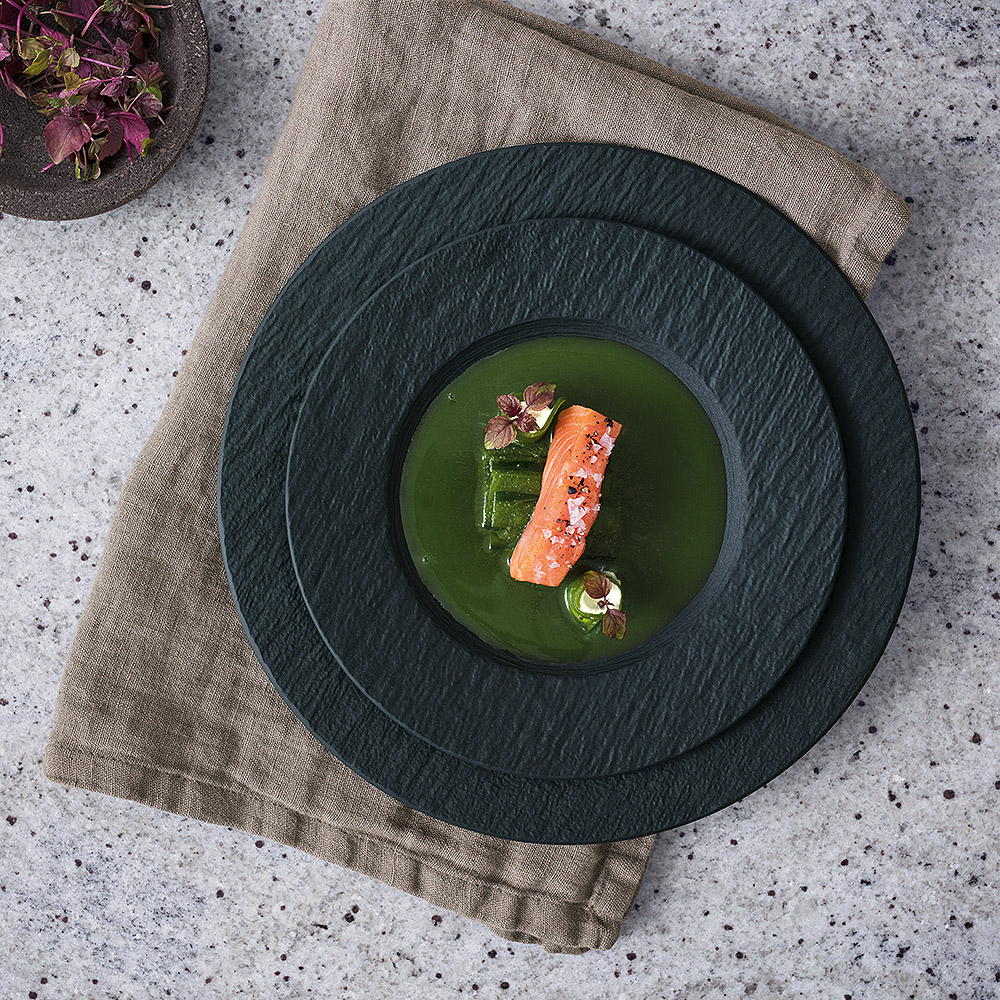 Villeroy & Boch Manufacture Rock Tallrik flat 27 cm Svart