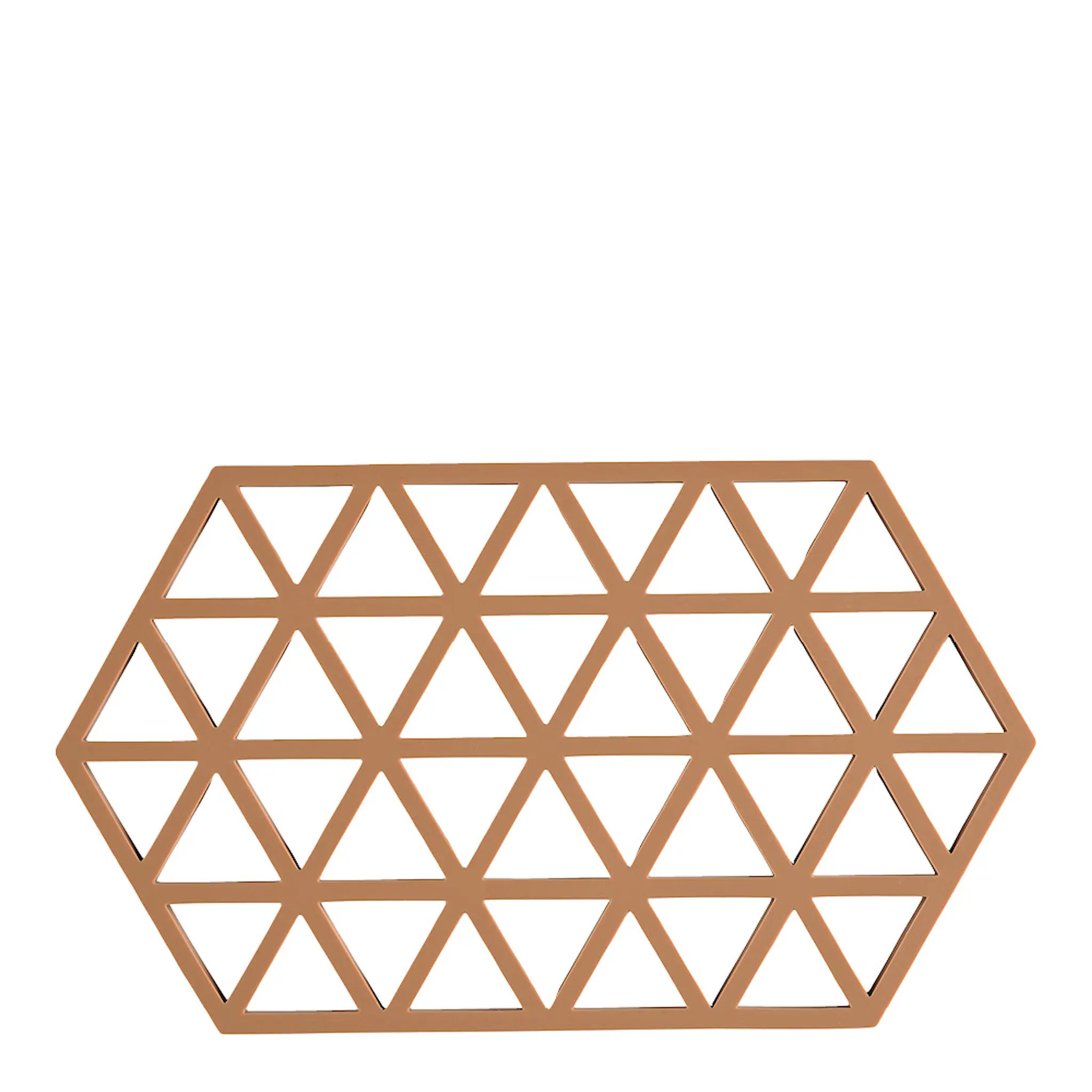 Zone Triangles Grytunderlägg 24 cm Light Terracotta