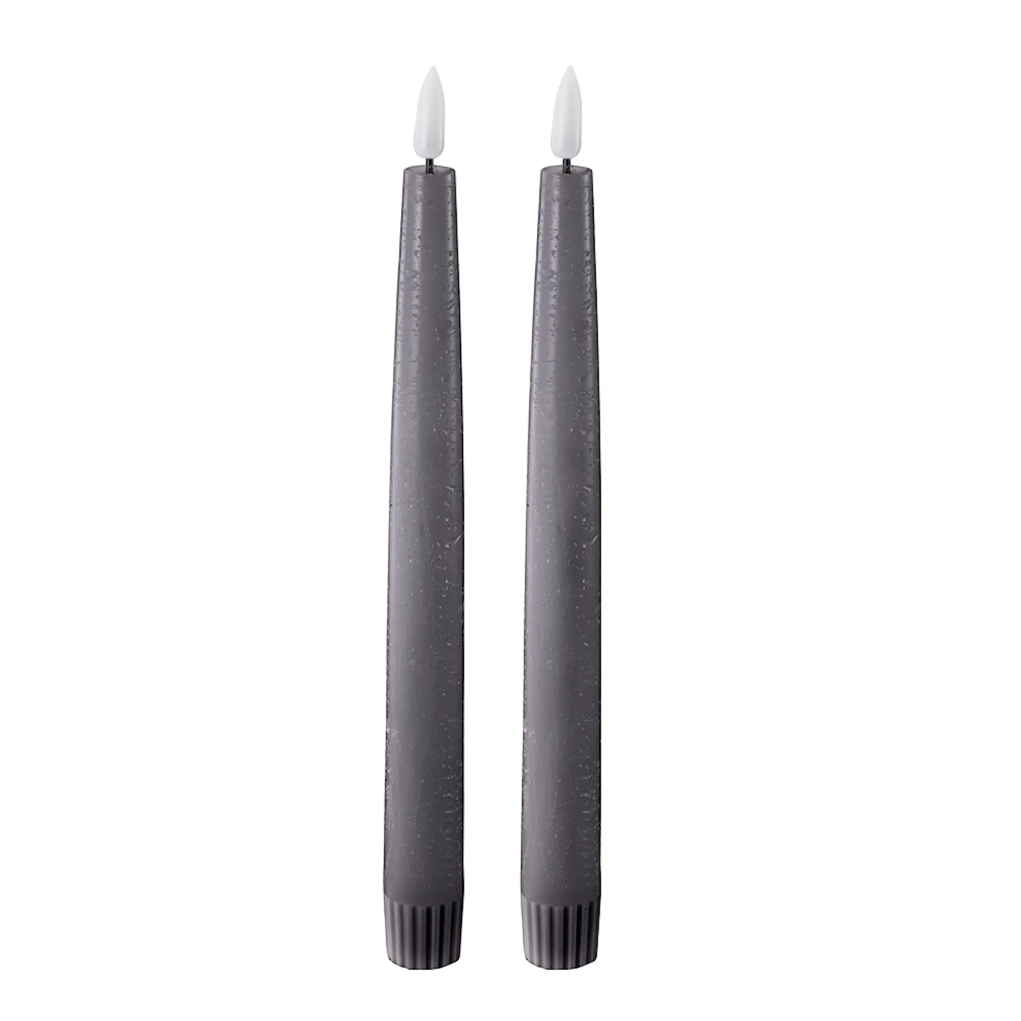 Edelweiss LED kronljus 2,2x22 cm 2-pack mörkgrå
