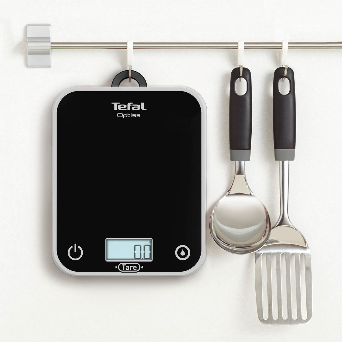 Tefal Optiss keittiövaaka 5 kg musta