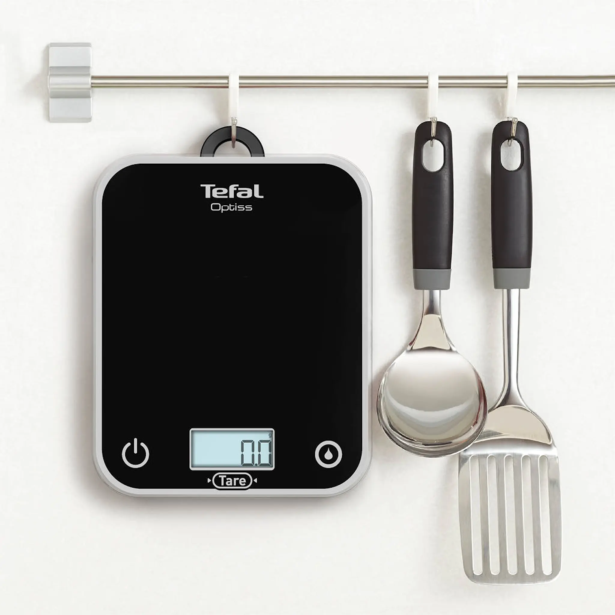 Tefal Optiss keittiövaaka 5 kg musta