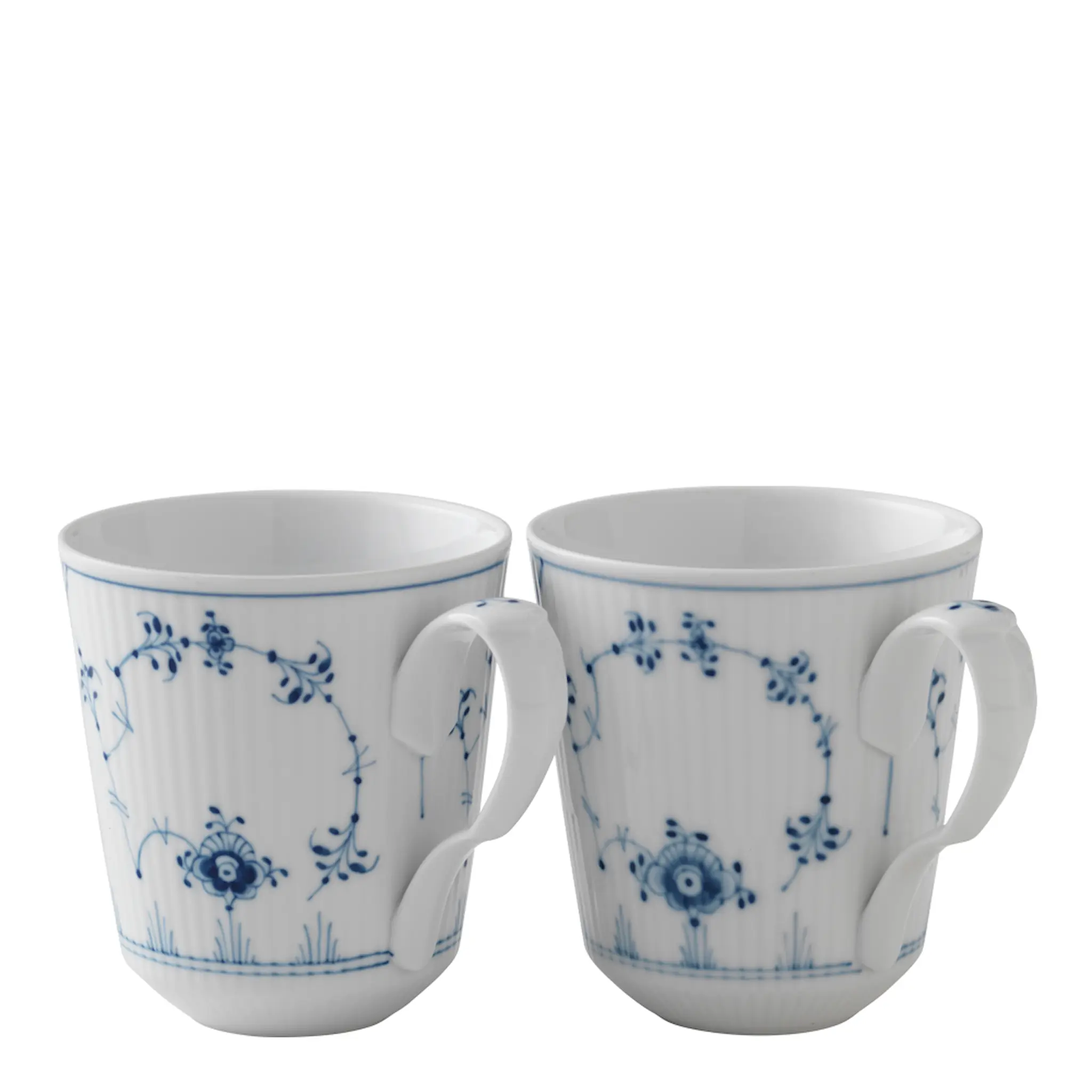 Royal Copenhagen Blue Fluted Plain mugg 38 cl 2-pack