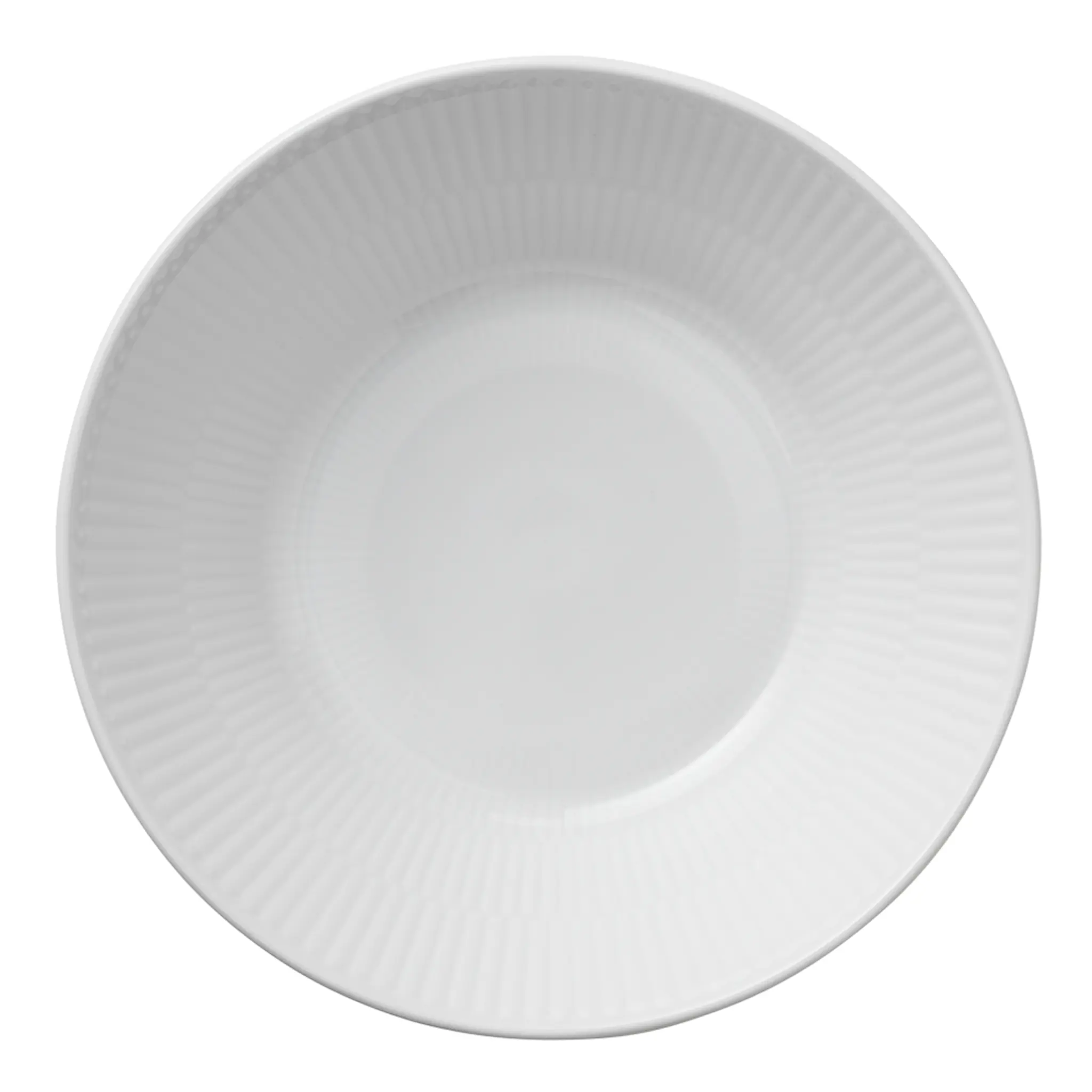 Royal Copenhagen White Fluted Syvä lautanen 17 cm 50 cl