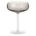Crystal Glass Champagne Coupe Rök