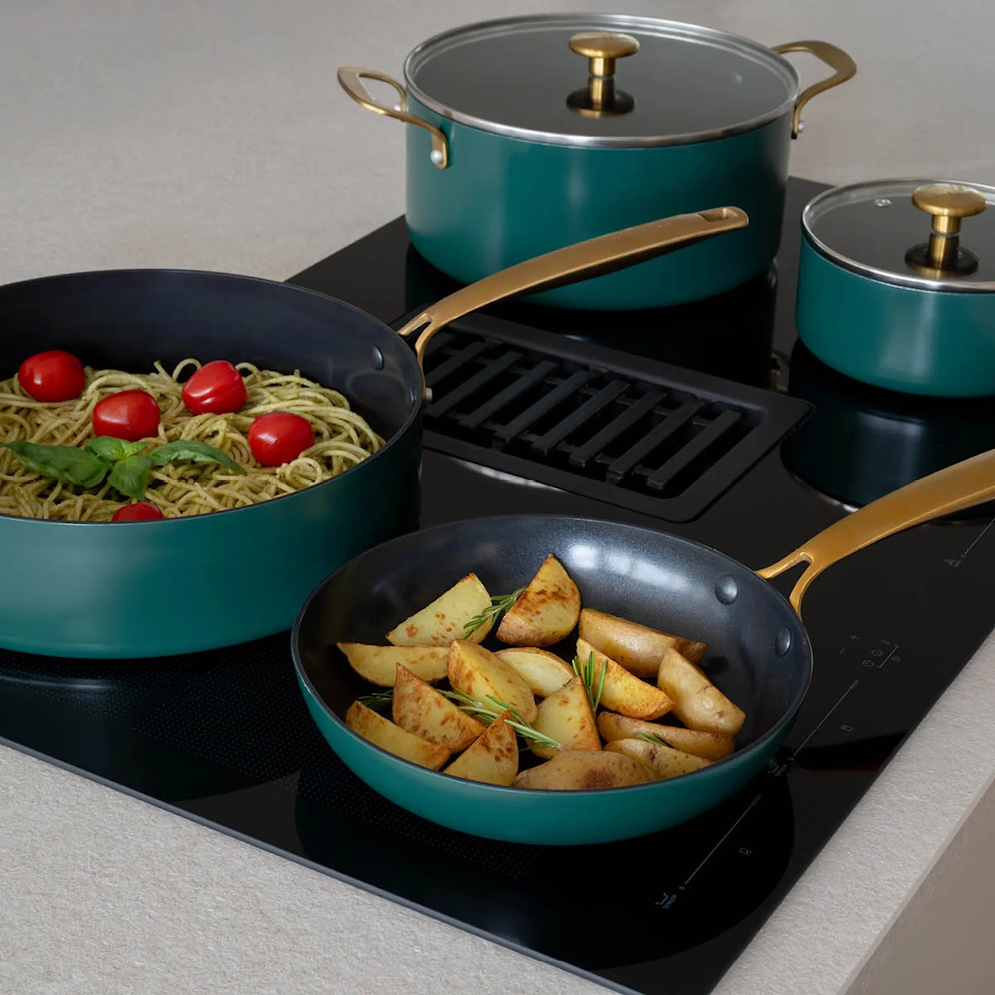 Combekk Element Kattila- ja pannusetti 10 osaa Holly Green