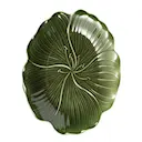 Flora serveringsfat 43x34 cm grön