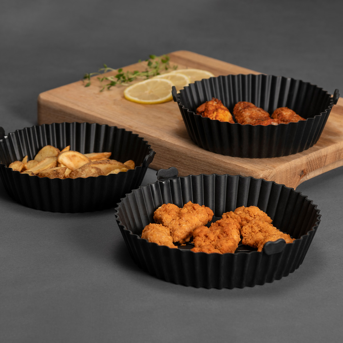 Maku Kitchen Life Silikonform till airfryer 21,5 cm