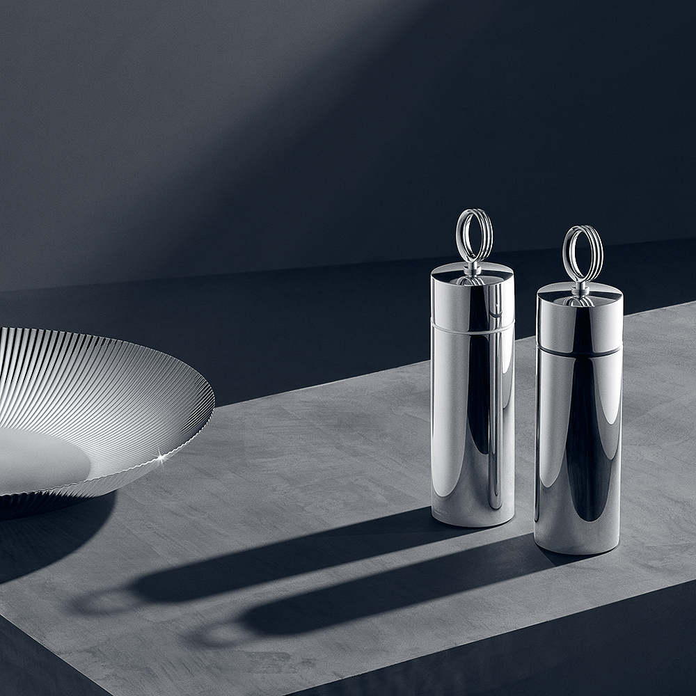 Georg Jensen Bernadotte salt- og pepperkvern 19cm blank