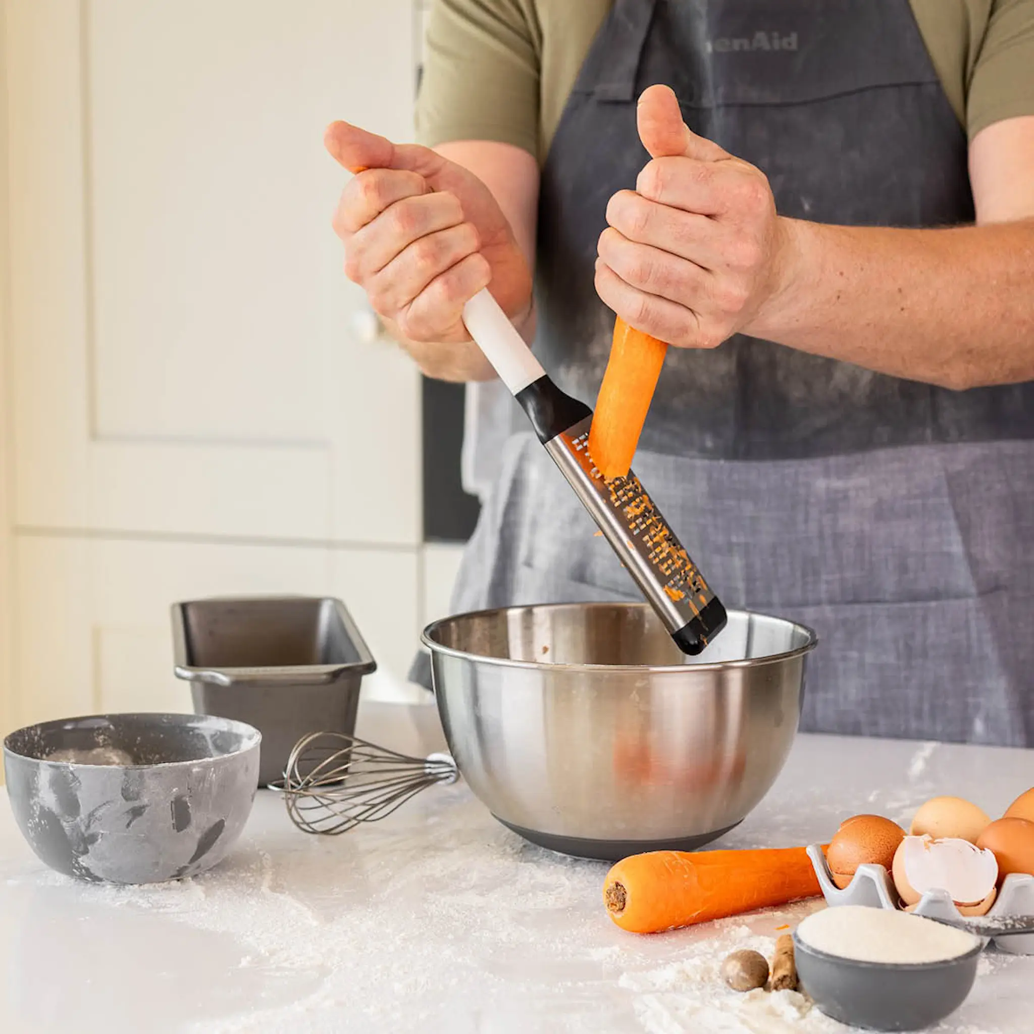 KitchenAid KitchenAid Classic rivjärn medium 30 cm porcelain white