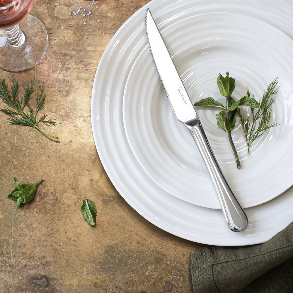 Robert Welch Radford Bright biffkniv 24,5 cm blank