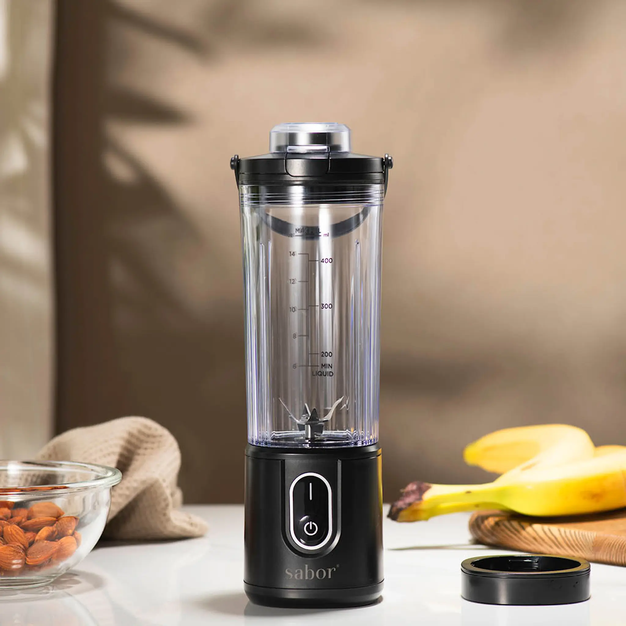 Sabor Select trådløs blender 0,4L svart/klar hover