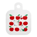 Mumin skärbräda / serveringsbricka 25x32 cm Glada Äpplen