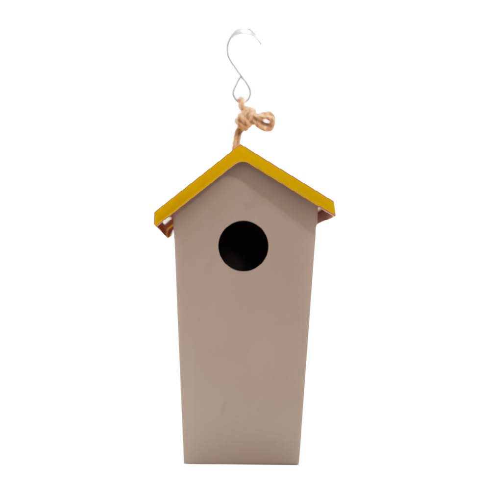 Point Virgule Fågelhus 27 cm taupe gul