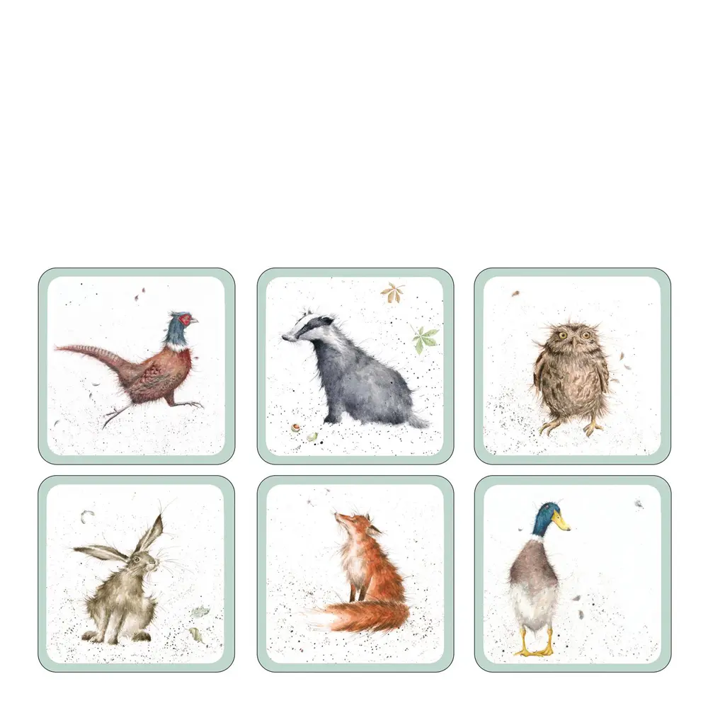 Lasinalunen Eläimet 6 kpl