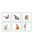 Glasunderlägg 6-pack Djur