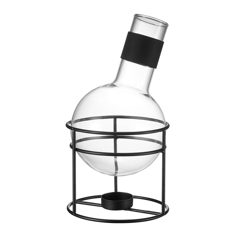 Dorre Glora glögipullo jalustalla 1,3 L lasi/musta