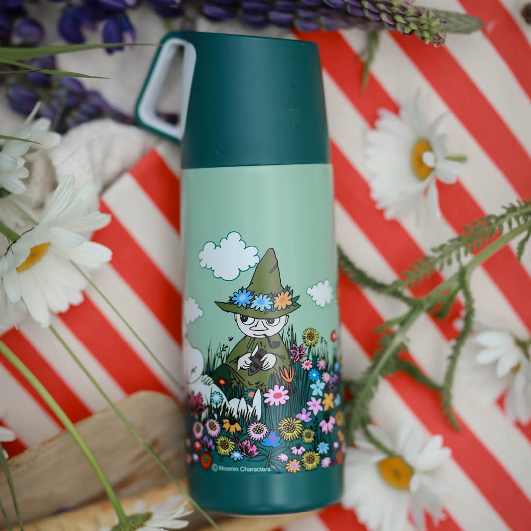 Rätt Start Mumin termos 0,35 L Äng grön