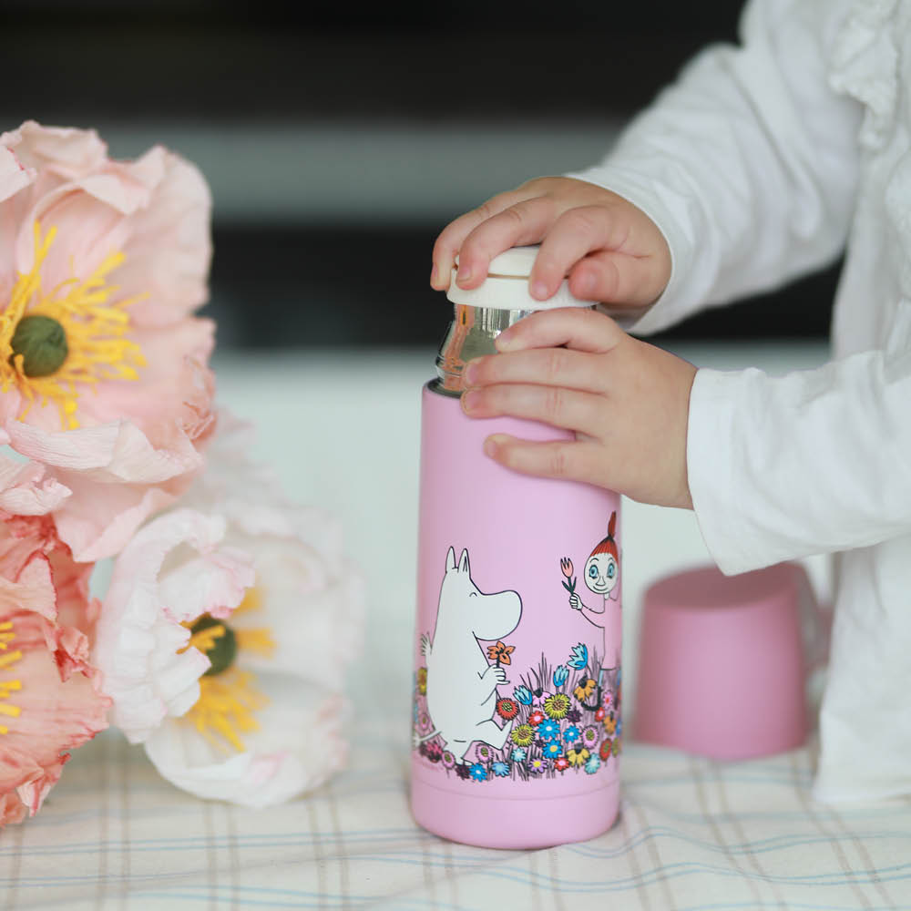 Rätt Start Mumin termos 0,35 L Äng rosa