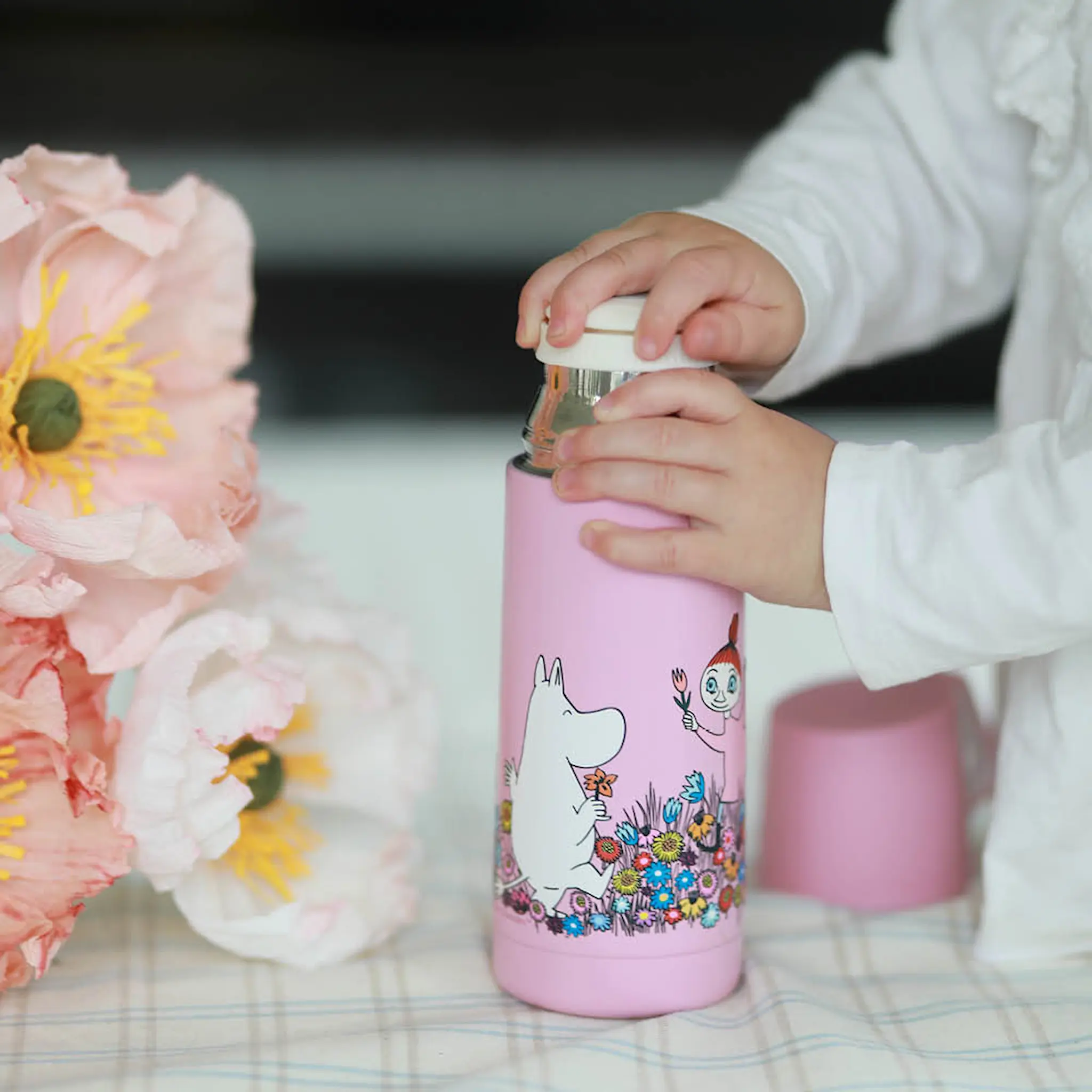 Rätt Start Muumi Termos Niitty 0,35 L Vaaleanpunainen