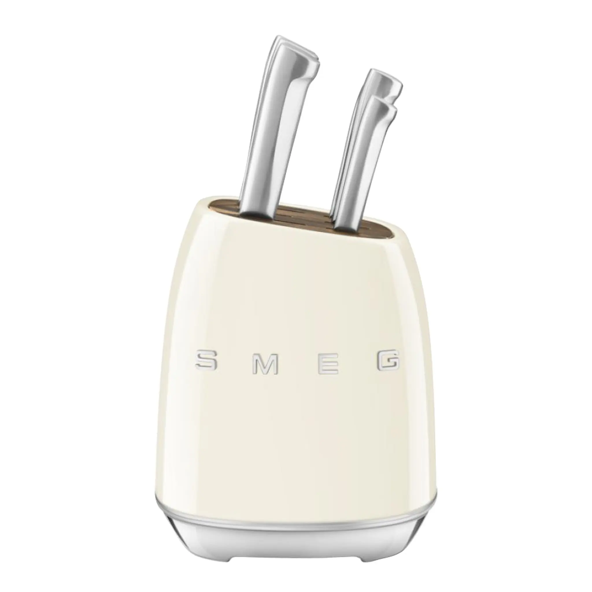 Smeg Smeg knivblock med 6 knivar KBSF02 creme