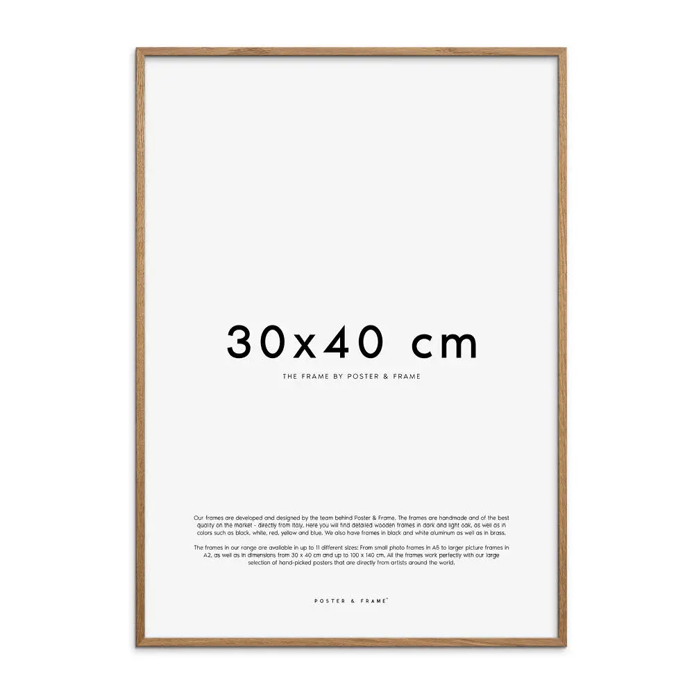 Kehys 30x40 cm Vaalea tammi