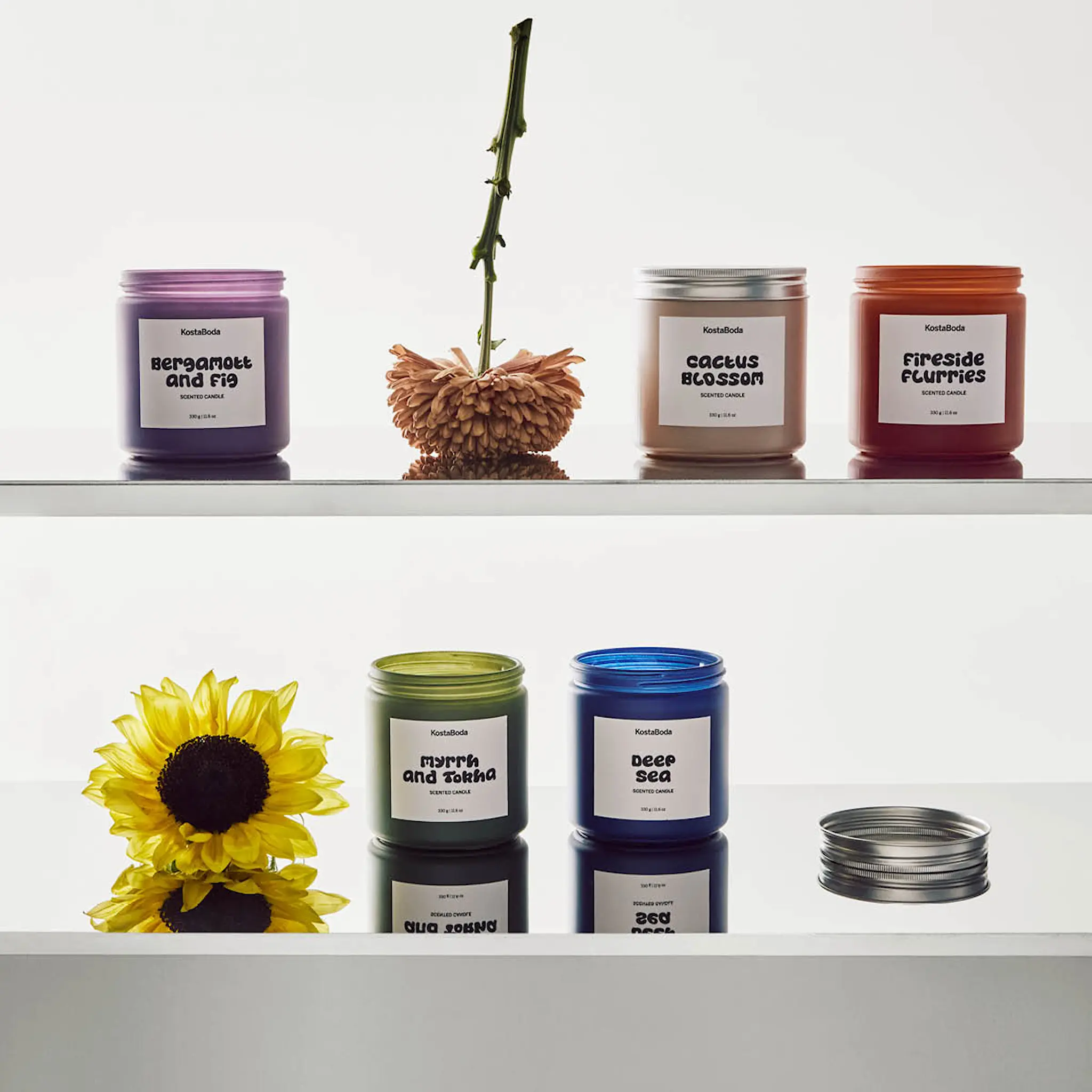 Kosta Boda Mind Tuoksukynttilä 10 cm Cactus Blossom