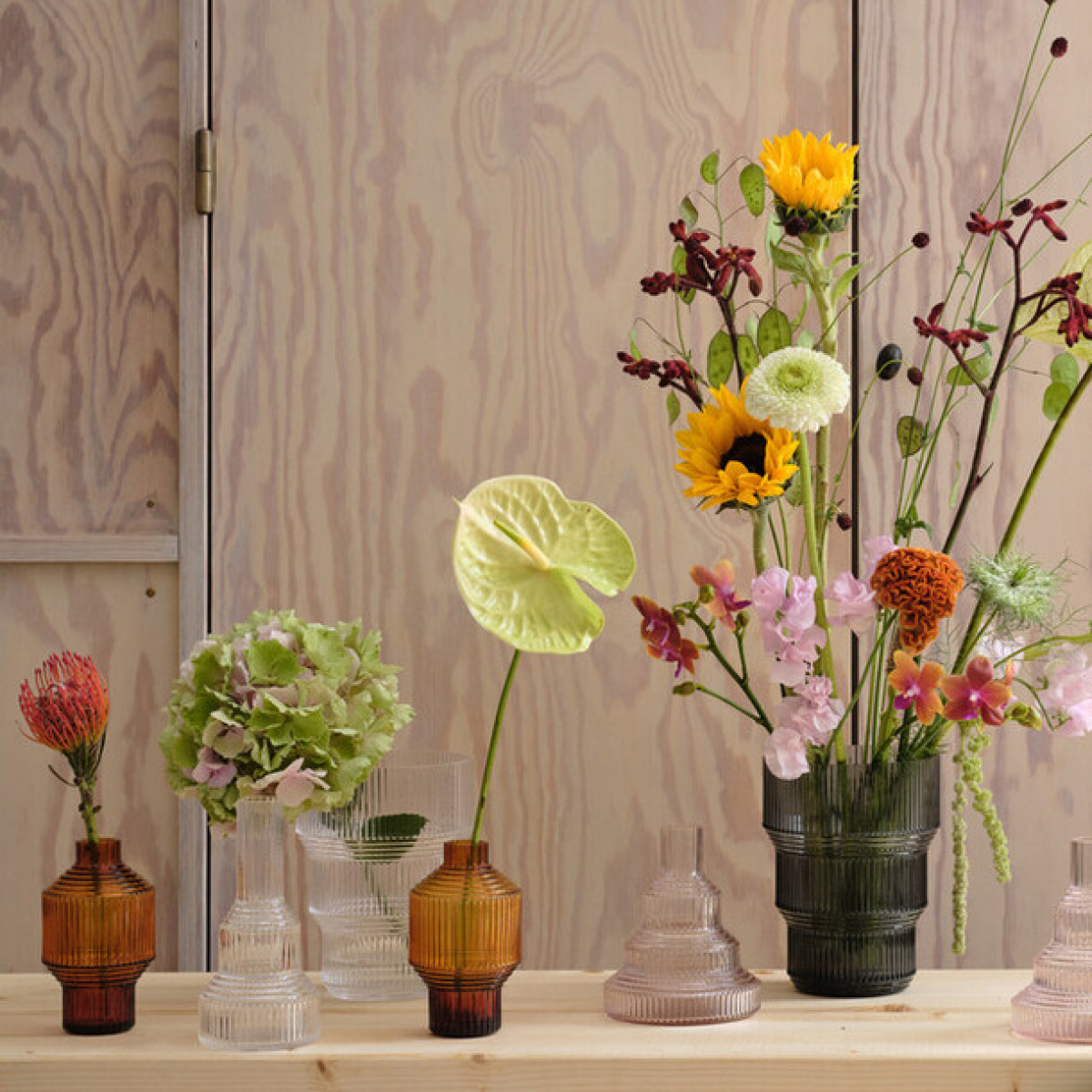 Kosta Boda Pavilion Maljakko 13,4 cm Dark Amber