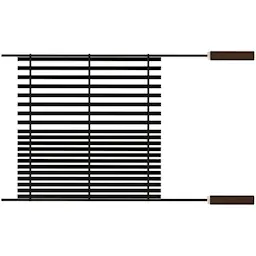 Black Collection Churrasco Grilliritilä 72x42 cm