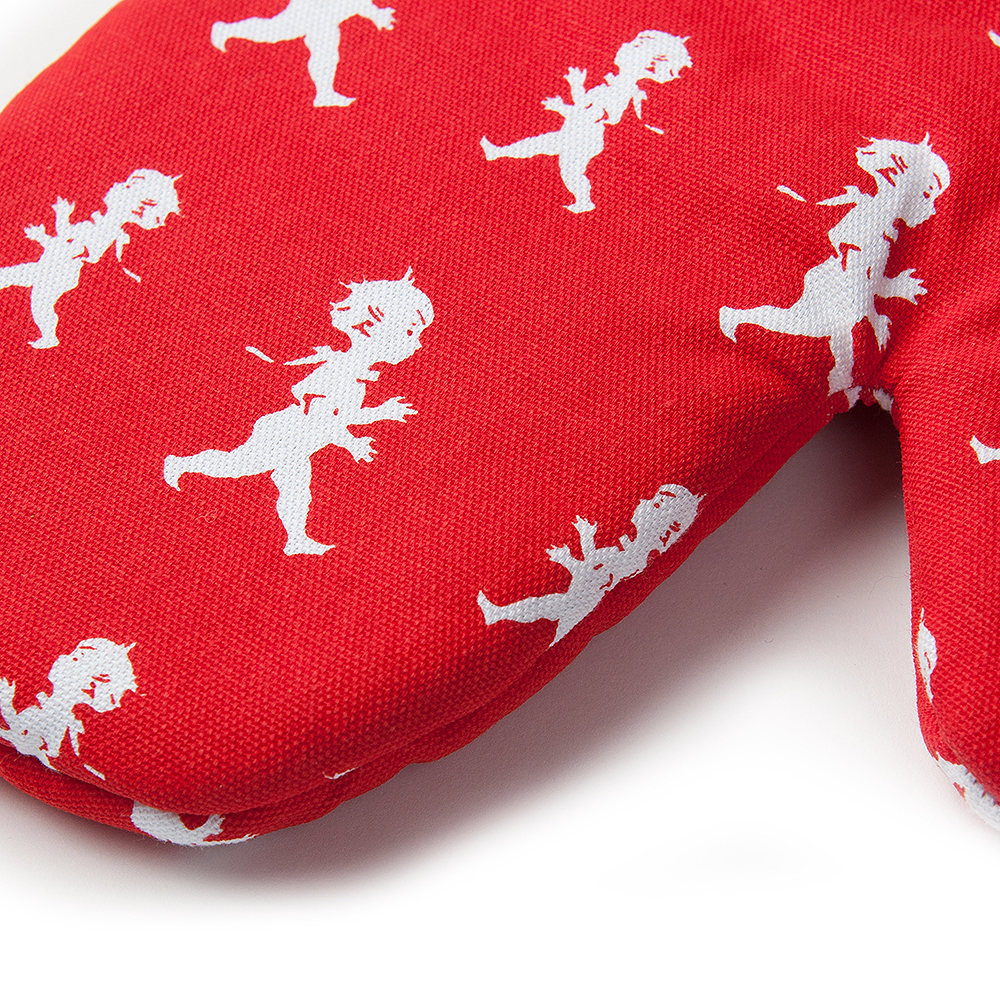 SOLSTICKAN Grillvott 30x22 cm rød