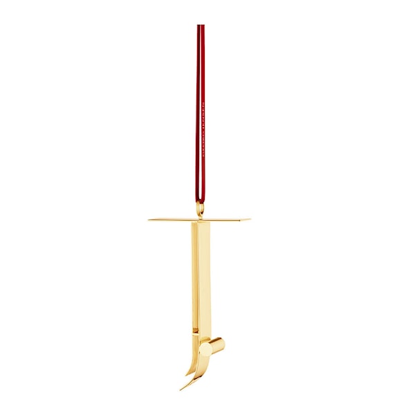 Ornament prydnadsbokstav T guld
