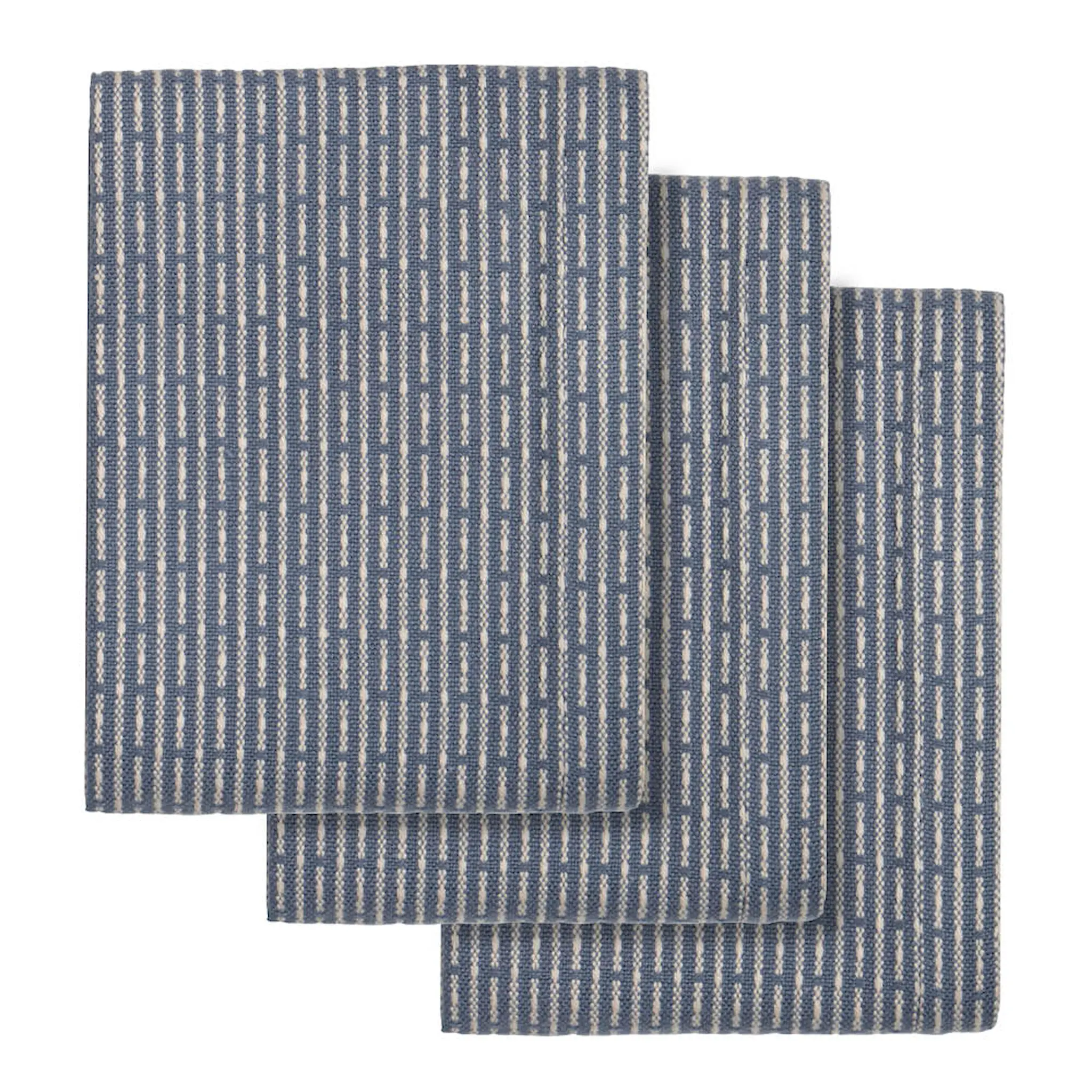 The Organic Company Kökstrasa 18x35 cm 3-pack grey blue stone