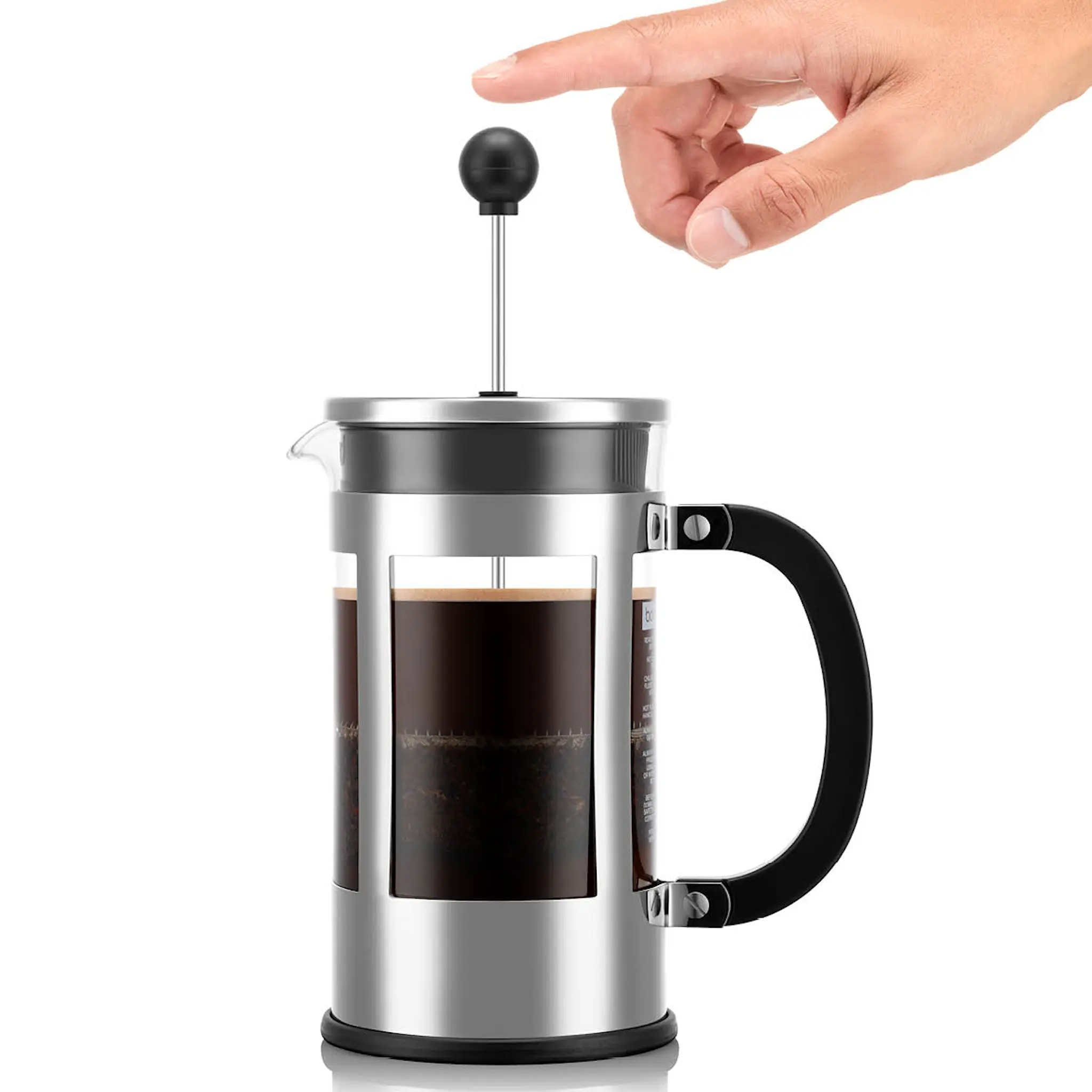 Bodum Kenya Kaffepress 8 koppar 1 L Förkromad