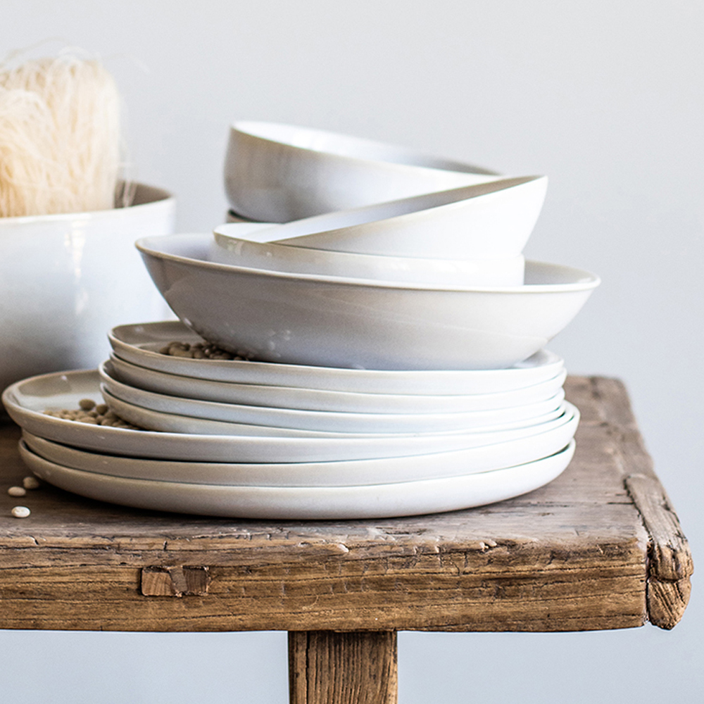 Tell Me More Vince Syvä lautanen 22,5 cm Valkoinen