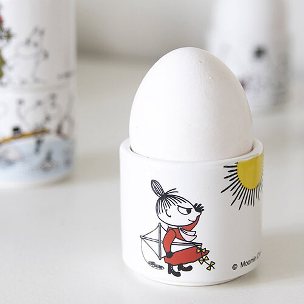 Pluto Mumin Äggkopp 4-pack Vit/Färg