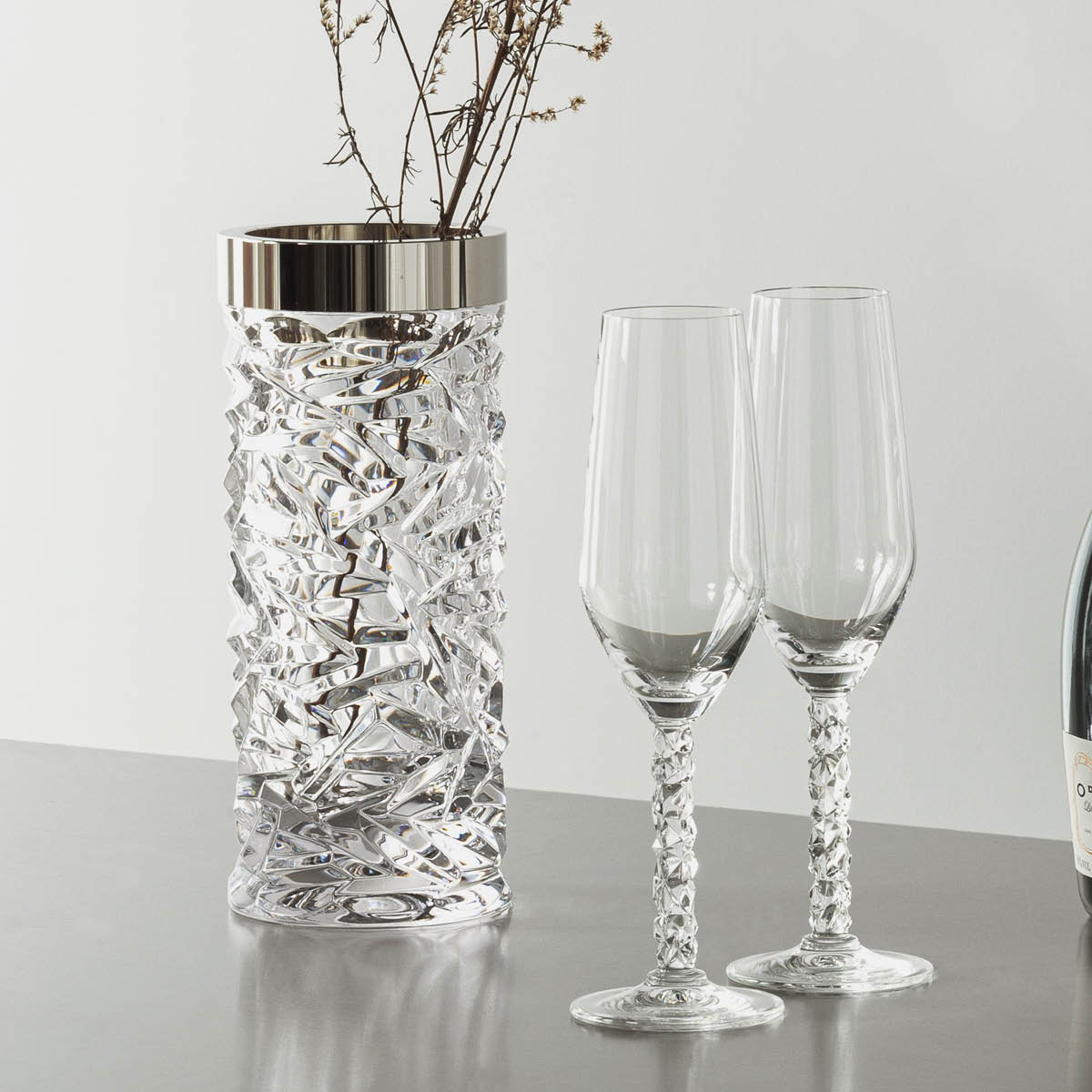 Orrefors Carat Maljakko 25 cm