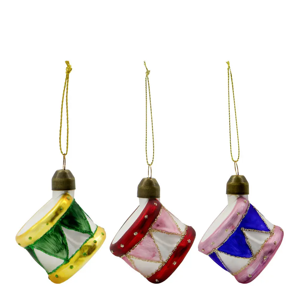 Drum Joulukoriste 3 kpl Sininen/Vihreä