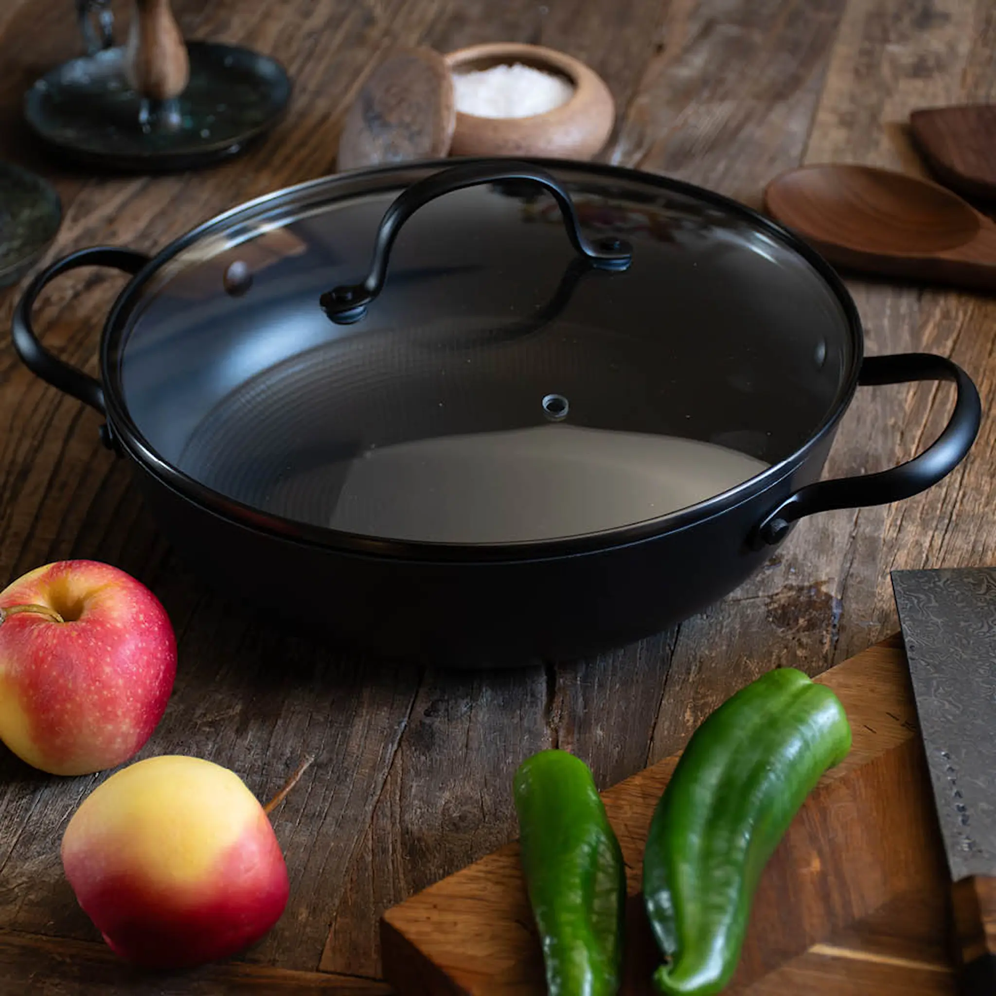 Satake Satake Honeycomb Valurautakattila lasikannella 26 cm