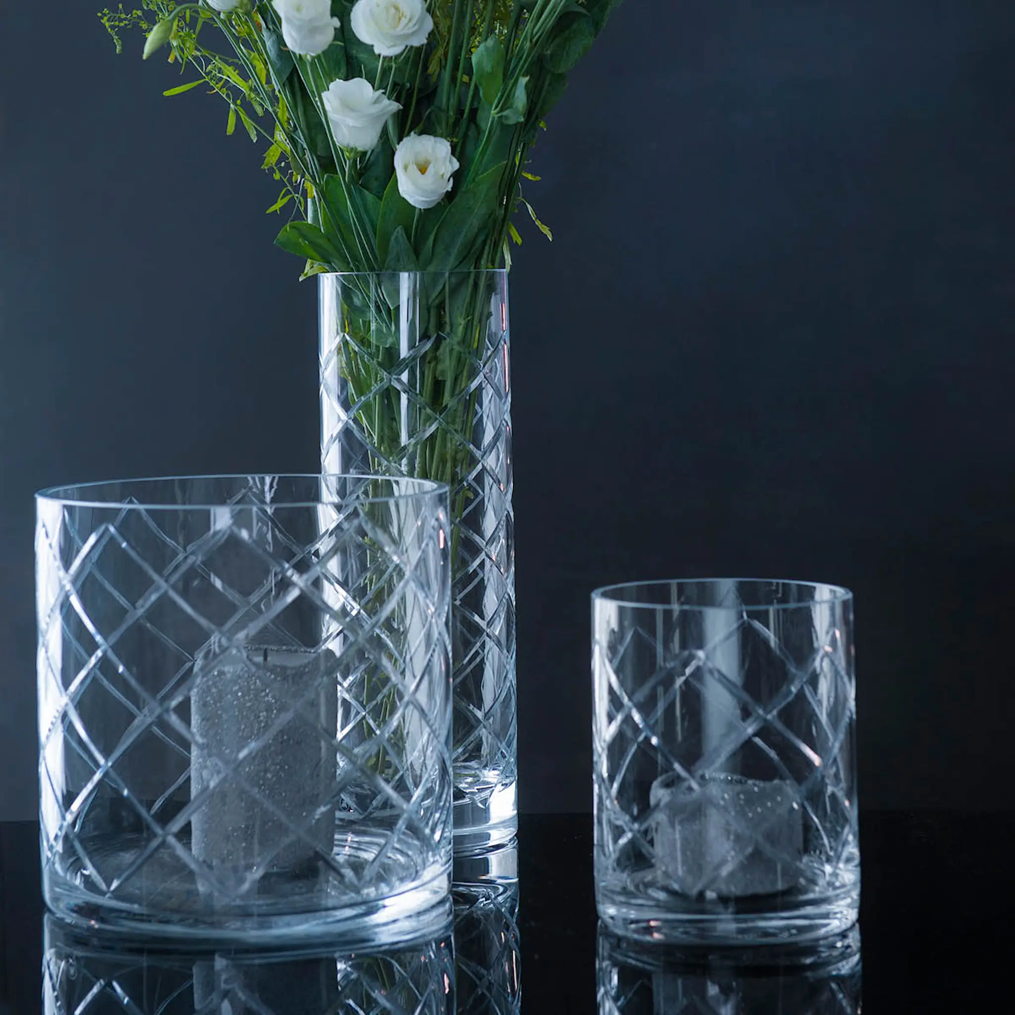 Magnor Skyline Lux Clear Ljuslykta 25 cm Klar