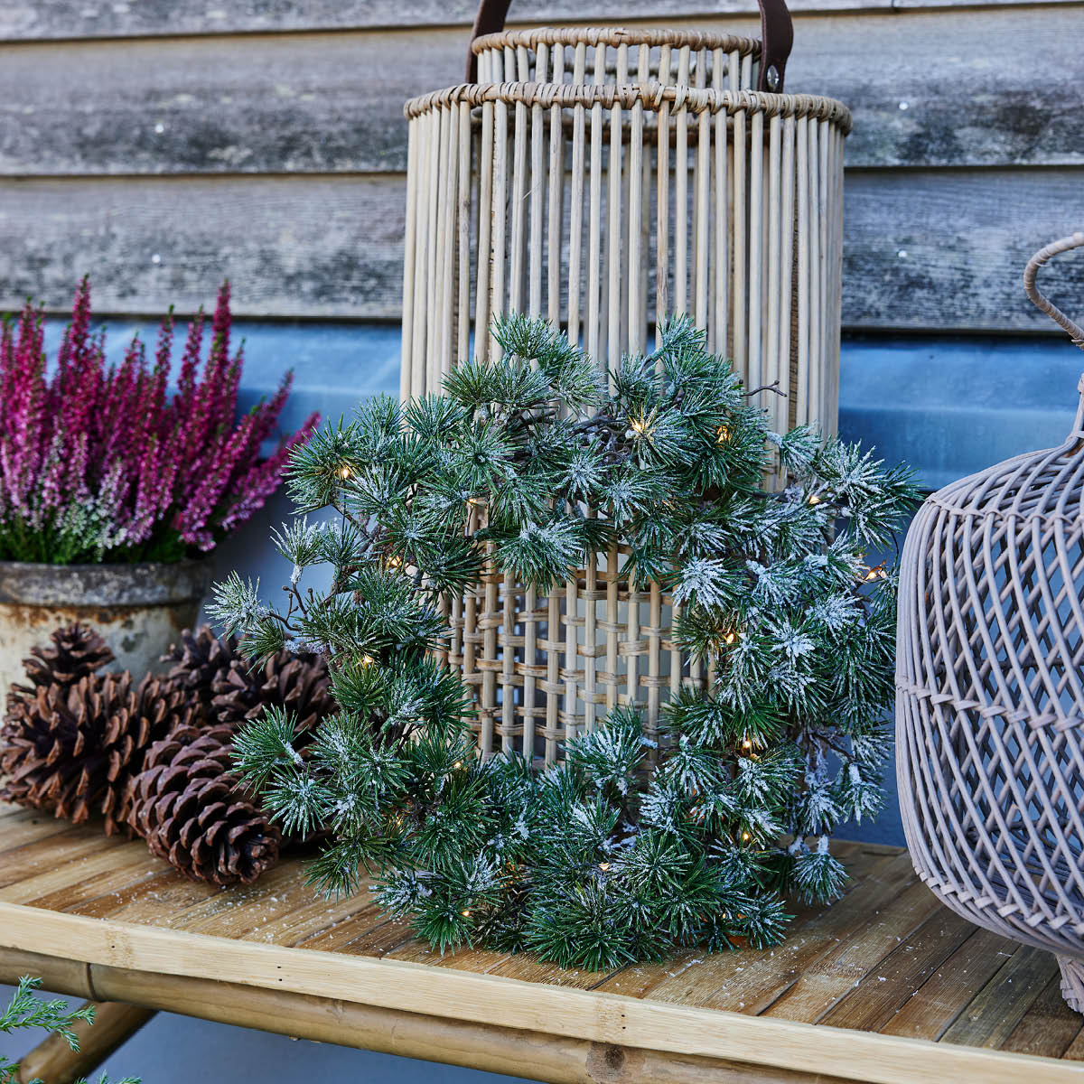 Lene Bjerre Vintia Kranssi 45 cm Vihreä