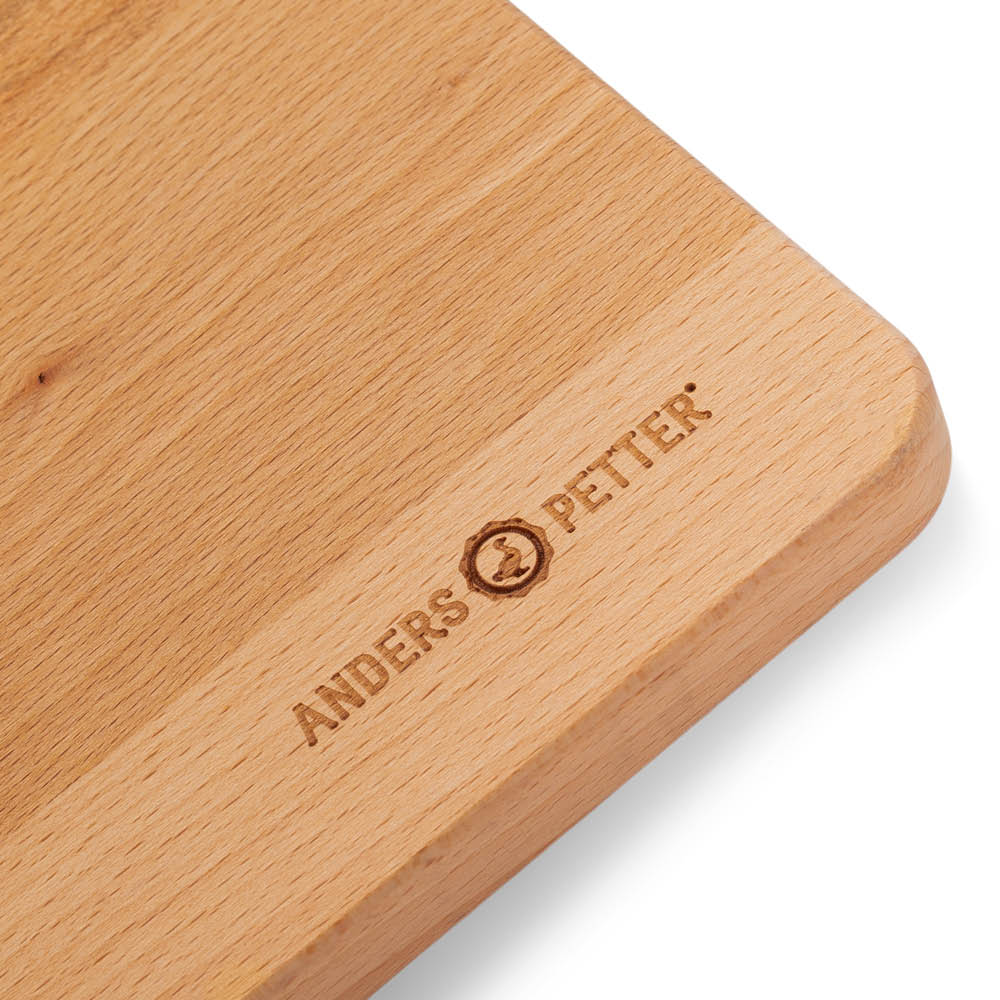 Anders Petter Classic skjærebrett 28x18x1,5 cm mørk bøk