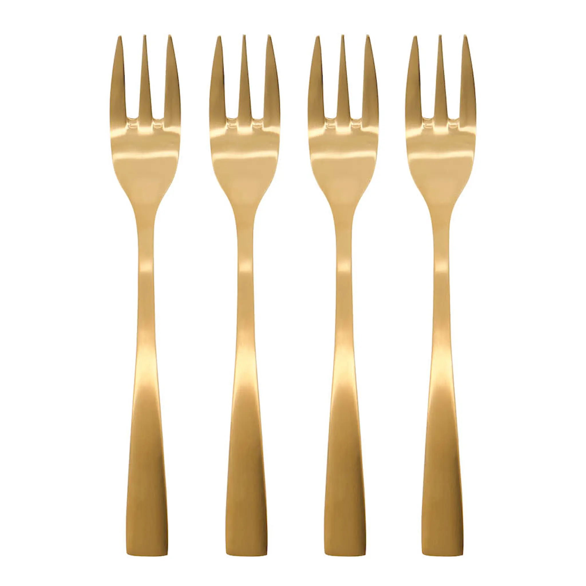 House Doctor Golden Kakkuhaarukka 14,5 cm 4 kpl Kulta