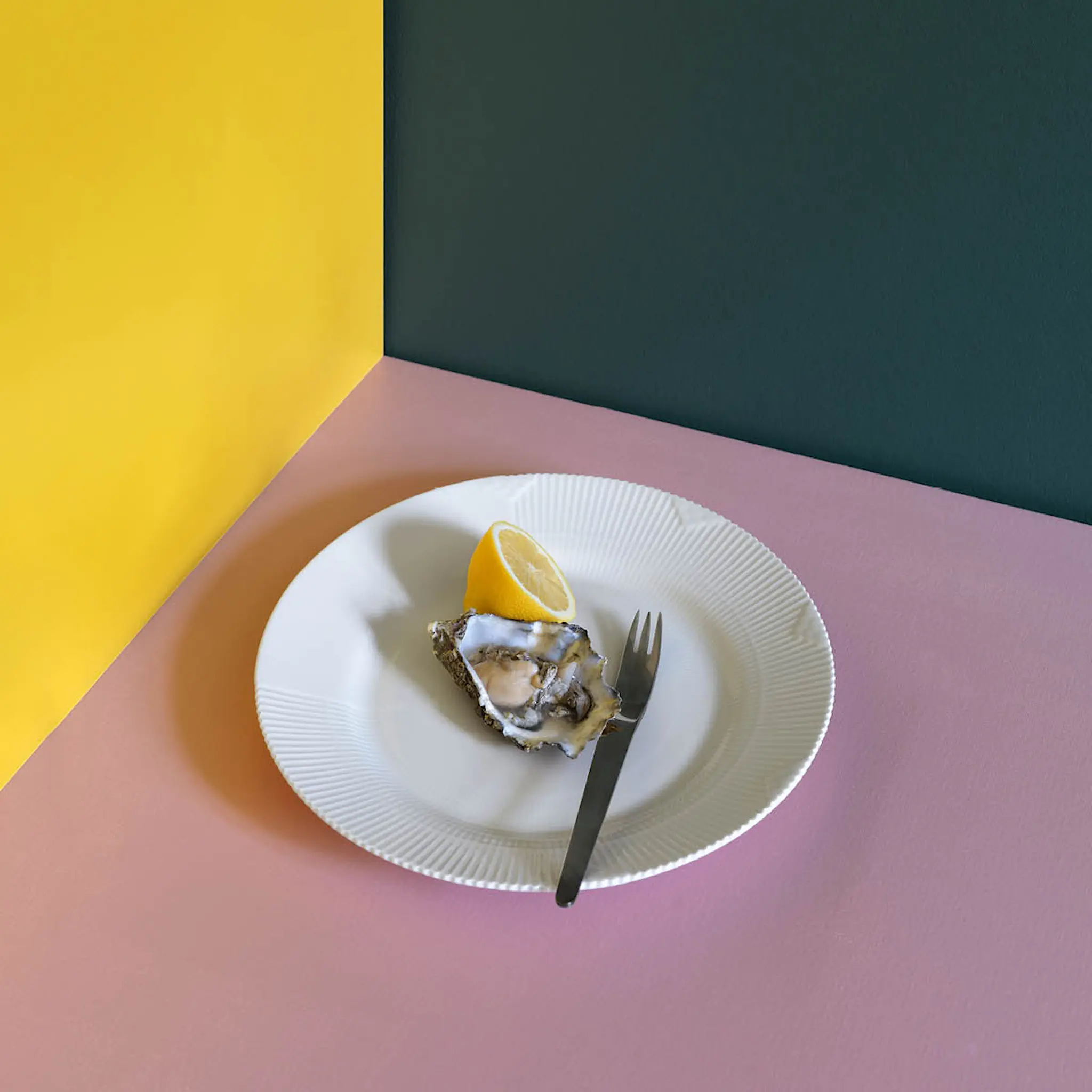 Royal Copenhagen White Elements Tallrik flat 26 cm