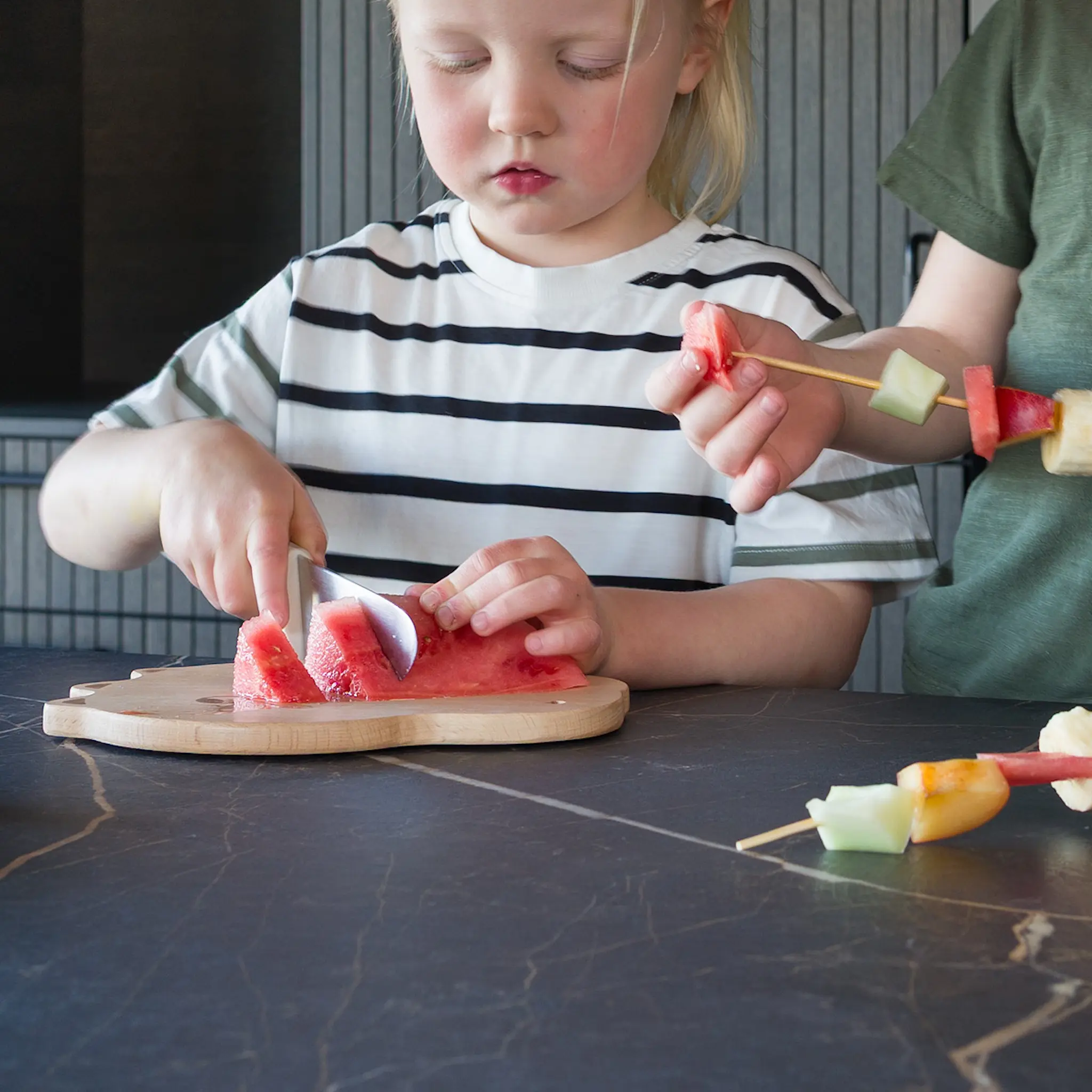 Modern House Chic Kids Ruoanlaittovälineet 2 osaa Pyökki